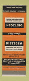 Matchbook Cover - Dietzgen Architects Engineers Supply Seattle WA