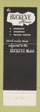 Matchbook Cover - Buckeye House North Olmsted OH
