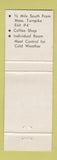 Matchbook Cover - Capri Motel West Springfield MA