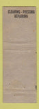 Matchbook Cover - Wm McLAne Tailor Lancaster PA WEAR