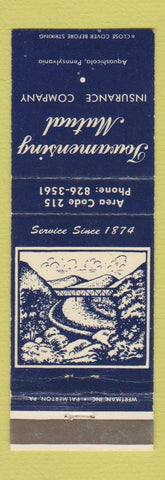 Matchbook Cover - Towamensing Mutual Insurance Aquashicola PA