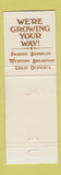 Matchbook Cover - Carrows Hickory Chip Restaurants CHAIN