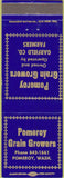 Matchbook Cover - Pomeroy Grain Growers WA