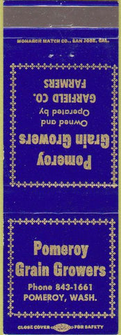 Matchbook Cover - Pomeroy Grain Growers WA