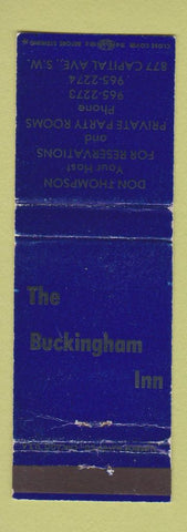 Matchbook Cover - Buckingham Inn WEAR