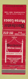 Matchbook Cover - Dorchester Motor Lodge Poughkeepsie NY WEAR