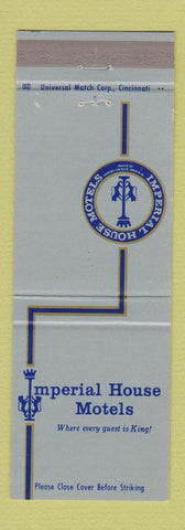 Matchbook Cover - Imperial House Motels