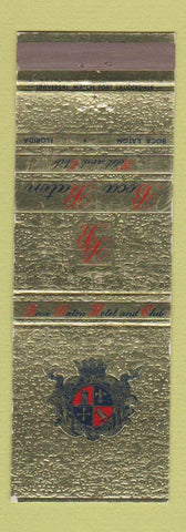 Matchbook Cover - Boca Raton Hotel Club FL