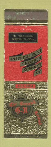 Matchbook Cover - The Ground Round Restaurant Norridge IL