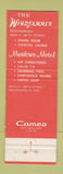 Matchbook Cover - Meadows Motel Indianapolis IN Windjammer WORN