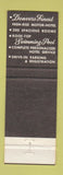 Matchbook Cover - The Mayflower Towers Denver Colorado Seven Seas Restaurant