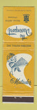 Matchbook Cover - Davenport Hotel Spokane WA The Matador  WEAR