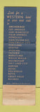 Matchbook Cover - Davenport Hotel Spokane WA The Matador  WEAR