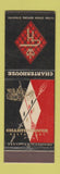 Matchbook Cover - Charterhouse Restaurant Hotel Corp Clevealnd Chicago Boston