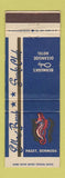 Matchbook Cover - Elbow Beach Surf Club Paget Bermuda seahorse