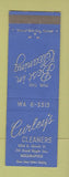 Matchbook Cover - Curley's Cleaners Indianapolis IN