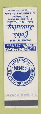 Matchbook Cover - Cole's Laundry St Louis MO
