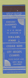 Matchbook Cover - City Heights Cleaners Cleveland? OH