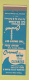 Matchbook Cover - Coronet Cleaners Cleveland Heights OH