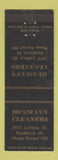 Matchbook Cover - Husmann Cleaners Rockford IL