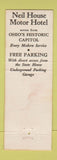 Matchbook Cover - Neil House Motor Hotel Columbus OH