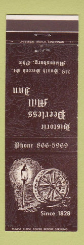 Matchbook Cover - Peerless Mill Inn Miamisburg OH