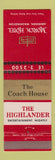 Matchbook Cover - Morck Hotel Aberdeen WA
