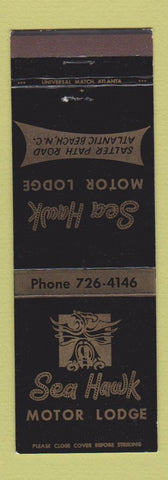 Matchbook Cover - Sea Hawk Motor Lodge Atlantic Beach NC