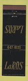 Matchbook Cover - LaRays Catering Niles IL