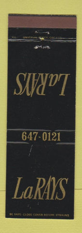 Matchbook Cover - LaRays Catering Niles IL