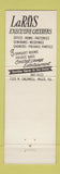 Matchbook Cover - LaRays Catering Niles IL