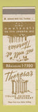 Matchbook Cover - Therea's Italian Restaurant Cleveland OH