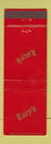 Matchbook Cover - Lucy's Restaurant Long Beach CA