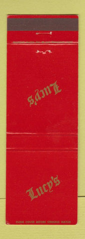 Matchbook Cover - Lucy's Restaurant Long Beach CA
