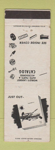 Matchbook Cover - Auto Parts Catalog  WEAR
