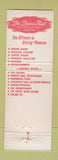 Matchbook Cover - The Brass Rail Philadelphia PA Airport Motel
