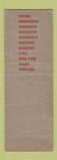 Matchbook Cover - Kennedy's Timely Men's Clothes Boston Brockton Lynn MA POOR