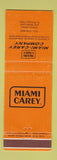 Matchbook Cover - Miami Carey Company Monroe OH Panacon