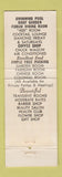 Matchbook Cover - Vernon Manor Hotel Cincinnati OH