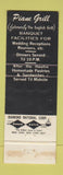 Matchbook Cover - Piane Restaurant Wilmington DE WORN
