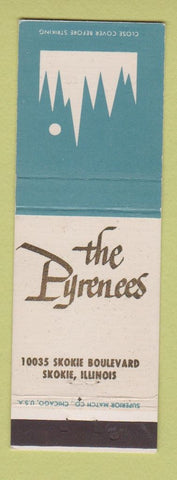 Matchbook Cover - The Pyrenees Skokie IL