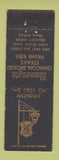 Matchbook Cover - Hoefly's Steaks Long Beach CA