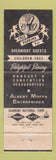 Matchbook Cover - Hotel Americus Allentown PA