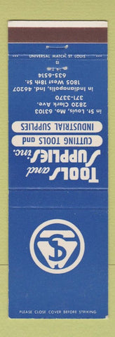 Matchbook Cover - Tools and Supplies Cutting Industrial St Louis Indianapolis