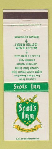 Matchbook Cover - Scot's Inn Columbus Springfield Piqua Lima OH