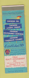 Matchbook Cover - Cella Real Estate Management Philadelphia PA