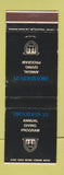 Matchbook Cover - Brandeis Giving Program WORN
