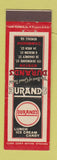 Matchbook Cover - Durband's Restaurant Boston MA Cambridge candy
