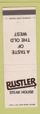 Matchbook Cover - Rustler Steak House CHAIN