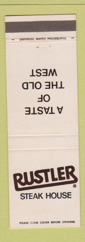 Matchbook Cover - Rustler Steak House CHAIN